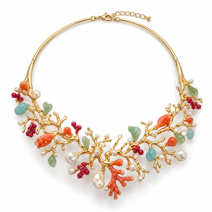 Coral Reef Statement Collar