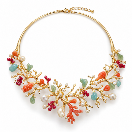 Coral Reef Statement Collar