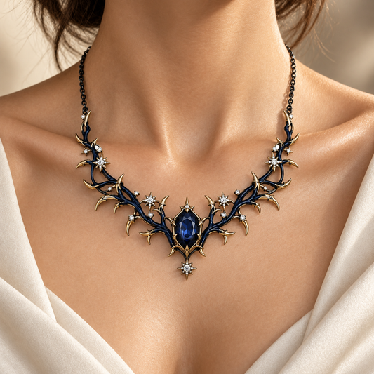 Thorn and Star Crystal Necklace