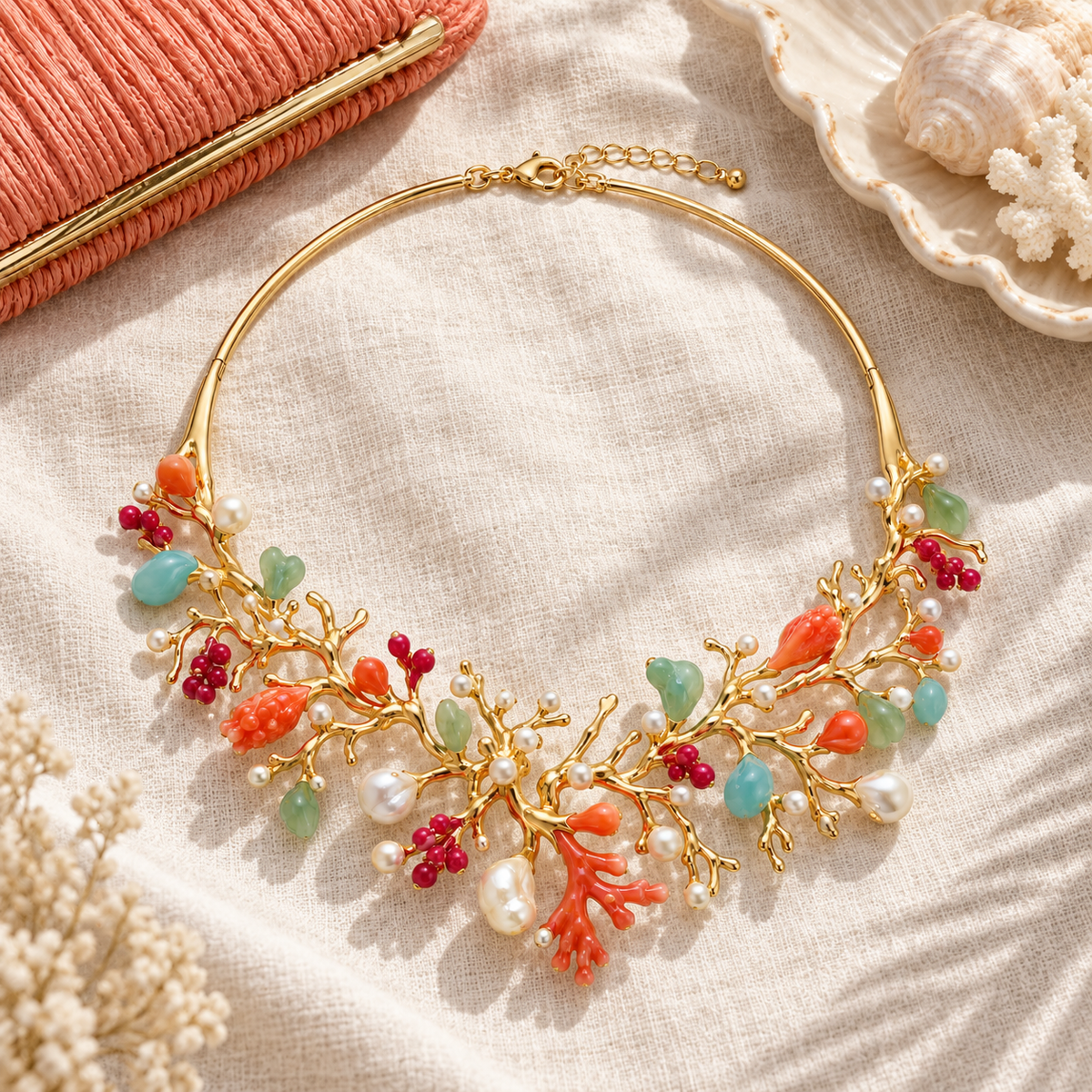 Coral Reef Statement Collar