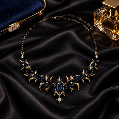 Thorn and Star Crystal Necklace