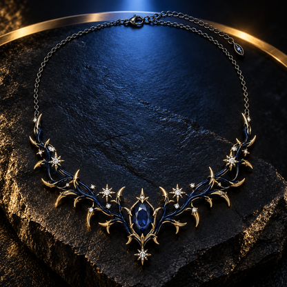 Thorn and Star Crystal Necklace